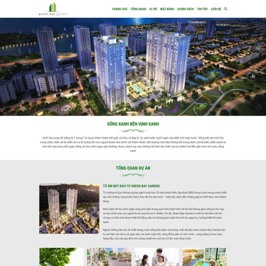 Mẫu website wordpress landing page bất động sản 09