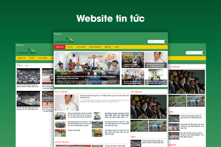 Mẫu website tin tức